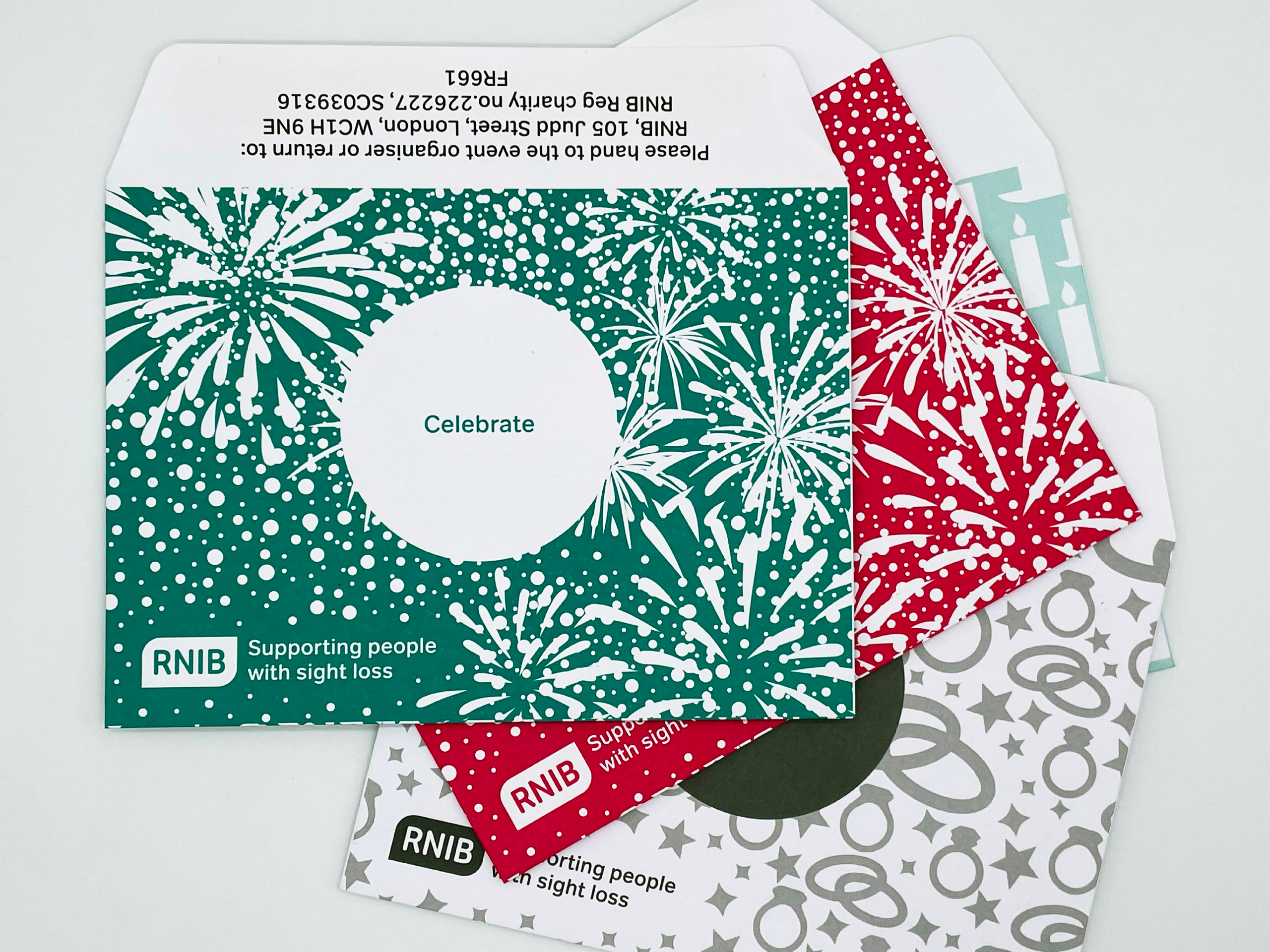 RNIB Charity Envelope