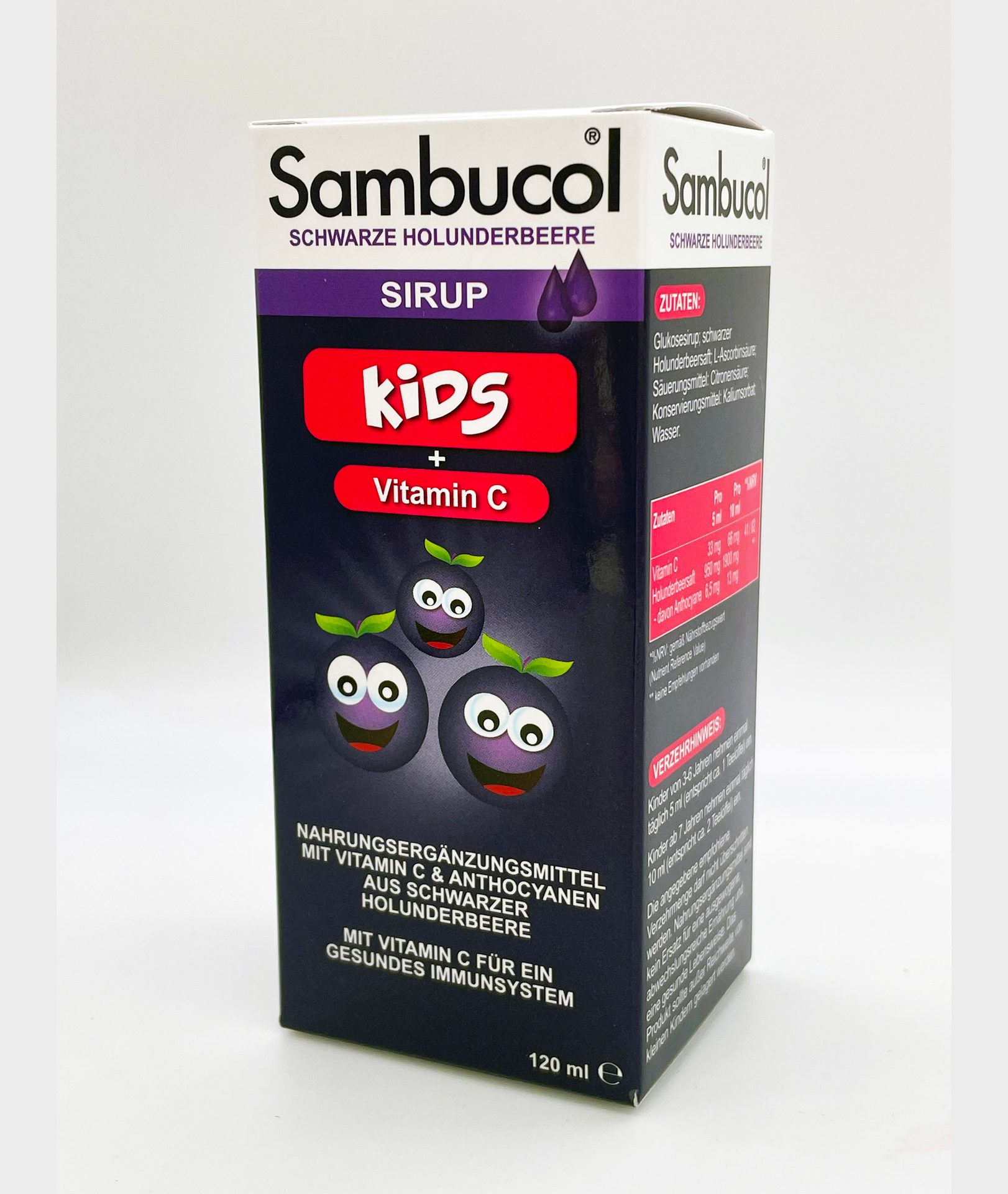Sambucol Packaging